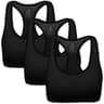 MIRITY High Impact Racerback Sports Bra 3-Pack