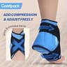 Comfpack Heel and Ankle Ice Pack Wrap for Targeted Plantar Fascia Pain