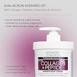 Advanced Clinicals Collagen Peptides Plumping Body & Face Lotion, 16 oz