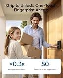 eufy Security Smart Lock C33 with Fingerprint Scanner and Built-in Wi-Fi