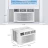 GarveeHome 8,000 BTU Window Air Conditioner with LED Digital Display