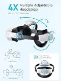 Kawaye Ergonomic Head Strap with 7500mAh Hot-Swap Extended Battery for Meta Quest 3/3S