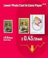 Liene M100 Wireless Dye-Sublimation 4x6 Photo Printer Edition with 100-Sheet Media Pack