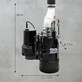 The Basement Watchdog CITS-50 Preassembled Primary & Backup Pump Combo