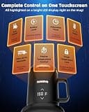 Nuwave Smart Rechargeable Heated Coffee Mug with Brewing Presets, 16oz