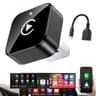 iGENJUN 2026 Upgraded Mini Plug & Play Wireless CarPlay & Android Adapter
