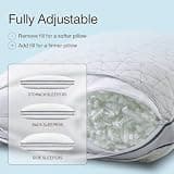 Coop Home Goods Eden Cool Adjustable Shredded Memory Foam King Size Pillow