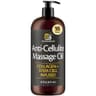 M3 Naturals 16 Fl Oz Firming Body Massage Oil with Collagen & Stem Cells