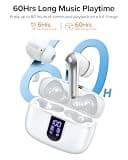TAGRY X08 True Wireless Earbuds with Dual LED Display and IPX5 Water Resistance Rating