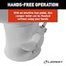 Lippert Flow Max RV Toilet, 18-Inch Profile, Elongated Ceramic Bowl