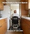Paiseec Q3 Lightweight Electric Wheelchair, 500W Motor, Advanced Shock Absorber