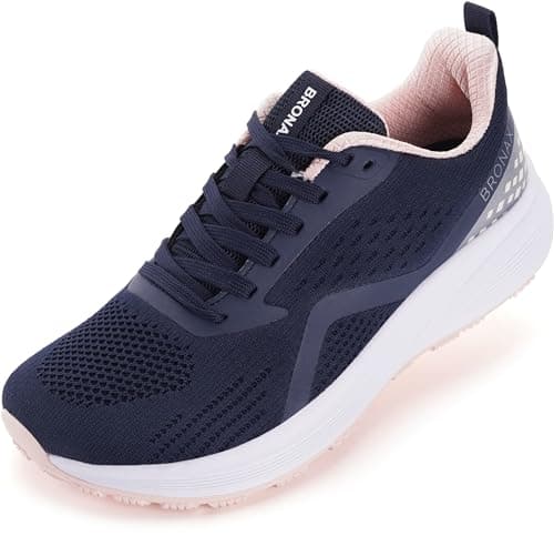 BRONAX Women's Wide Road Running Shoes with Extra Roomy Anatomical Toe Box