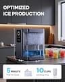 Silonn 40-Pound Smart Connected Nugget Ice Maker with 3-Liter Reservoir