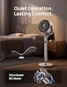 Dreo Omni-Directional Smart Pedestal Fan with Integrated RGB Ambient Light