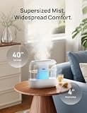 Dreo 4-Liter Top-Fill Ultrasonic Humidifier with Built-in Handle and Night Light