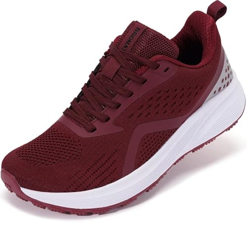 BRONAX Women's Wide Toe Box Anatomical Tennis and Daily Walking Shoe