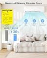 EXNOS 12,000 BTU 115V Ductless Mini Split Air Conditioner and Heating System