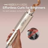 TYMO CurlPro Plus 1.5-Inch Automatic Rotating Ceramic Hair Curling Iron