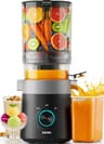 Aeitto 3-in-1 Slow Masticating Juicer Machine with Filter-Free Design for Easy Cleanup
