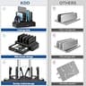 KDD 7-in-1 Vertical Laptop Holder with Gravity Locking and Accessory Drawer