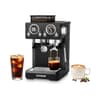 CHULUX Nero Espresso Machine with Built-in Conical Burr Grinder & Dual Screen