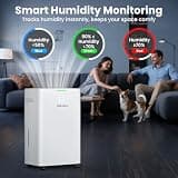 DGVAM Ultra-Quiet Compressor Dehumidifier with Sleep Mode, 80 Pint, 4,500 Sq. Ft.