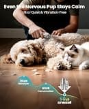 oneisall 4-in-1 Dog Grooming Kit with Clippers for Thick and Heavy Pet Coats