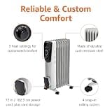 Amazon Basics B07HGFB3FQ 1500W Portable Manual Oil Radiator Space Heater