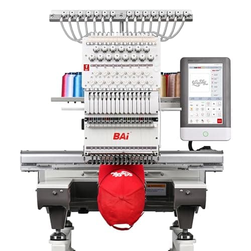 BAi The Mirror 15-Needle Commercial Embroidery Machine for Bulk Production