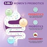 OMOGS Women's Probiotic, 180 Billion CFU, 18 Strains with Prebiotics & Cranberry