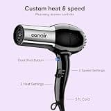 BaBylissPRO Nano Titanium 2000-Watt Professional Salon Ionic Hair Dryer