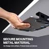 BYMECOST Under Desk Metal Laptop Storage Mount with Anti-Scratch Silicone Pads