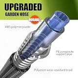 Relxitl 100ft Triple-Layer Non-Expanding Garden Hose with Wear-Resistant Jacket