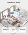 Temprium 14,000 BTU Whisper-Quiet Dual Motor Portable Air Conditioner