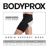 Bodyprox Groin Wrap and Adjustable Thigh Support for Hip Flexor Relief