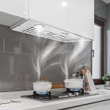 VEVOR 30-Inch Insert Range Hood with Push Button Control, 800 CFM, Stainless