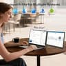 APILDELLA 14-inch 1080P FHD Dual Laptop Screen Extender Monitor with Built-In Speakers
