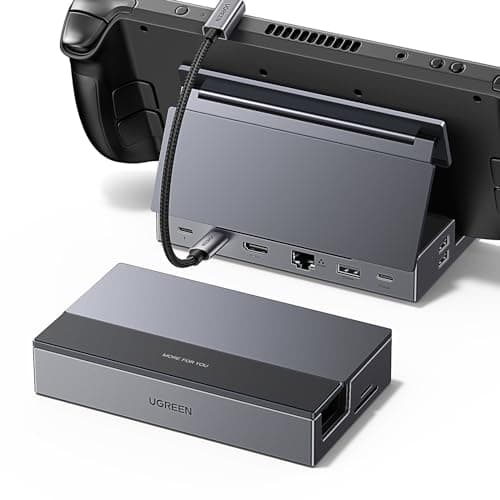 UGREEN 9-in-1 Foldable Docking Station Stand for ASUS ROG Ally, 4K@60Hz, Gigabit Ethernet