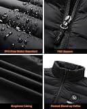Venustas Women's Lightweight Puffer Heated Jacket with Graphene Lining