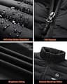 Venustas Women's Lightweight Puffer Heated Jacket with Graphene Lining