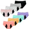 Mesachy Breathable Cotton Menstrual Period Briefs, Moderate Absorbency Backup
