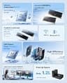 KAMRUI Mini PC E3B, AMD Ryzen Embedded V2748, 16GB DDR4 RAM, 512GB M.2 SSD Storage
