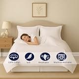eBeddy Linens 800-Thread Count Egyptian Cotton Duvet Cover, 120" x 98"