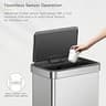 EKO Nova 21-Gallon Space-Efficient Rectangular Touchless Sensor Trash Can
