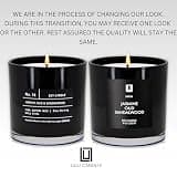 Lulu Candles Jasmine, Oud & Sandalwood Luxury Scented Soy Jar Candle, 9 Ounces