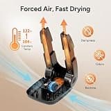 Dr. Prepare Folding Electric Boot and Glove Dryer with Heat Blower Timer