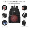 Gemgoal Large Basketball Backpack with Detachable Net and Cooler Pockets