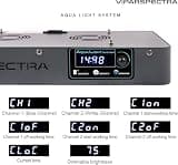 VIPARSPECTRA 165W Dimmable Full Spectrum LED Reef Light with Timer Control