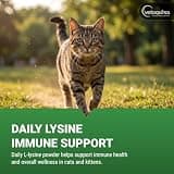 Vetoquinol Viralys L-Lysine Oral Powder Supplement for Immune Health, 100g