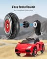 Alligator 10-Inch Pneumatic Rubber Replacement Tire 2-Pack for Ride-On Vehicles